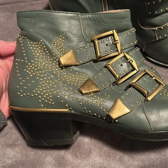 Chloe Susannah Ankle boots in Silver Gray - Picture 3 of 7